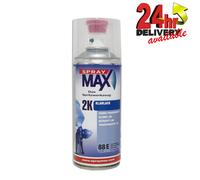 SPRAYMAX 680061 2K GLOSS CLEARCOAT AEROSOL 400ML -FUEL PETROL RESISTANT M/C TANK