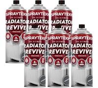 SPRAYTEKK Radiator Spray Paint | Heat Resistant up to 170°C | All-in-One Primer, Undercoat & Topcoat | Fast Drying, Anti-Rust | For Radiators, Pipes, Boilers & Hot Water Tanks (Satin Anthracite, 6)