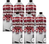 SPRAYTEKK Radiator Spray Paint | Heat Resistant up to 170°C | All-in-One Primer, Undercoat & Topcoat | Fast Drying, Anti-Rust | For Radiators, Pipes, Boilers & Hot Water Tanks (Gloss White, 6)