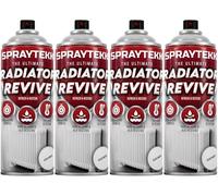 SPRAYTEKK Radiator Spray Paint | Heat Resistant up to 170°C | All-in-One Primer, Undercoat & Topcoat | Fast Drying, Anti-Rust | For Radiators, Pipes, Boilers & Hot Water Tanks (Gloss White, 4)