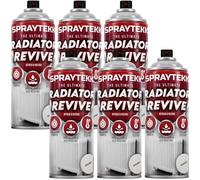 SPRAYTEKK Radiator Spray Paint | Heat Resistant up to 170°C | All-in-One Primer, Undercoat & Topcoat | Fast Drying, Anti-Rust | For Radiators, Pipes, Boilers & Hot Water Tanks (Satin White, 6)