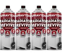 SPRAYTEKK Radiator Spray Paint | Heat Resistant up to 170°C | All-in-One Primer, Undercoat & Topcoat | Fast Drying, Anti-Rust | For Radiators, Pipes, Boilers & Hot Water Tanks (Matte Black, 4)