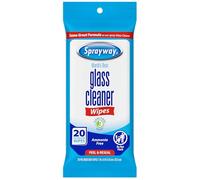 Sprayway SW199R Ammonia-Free Glass Cleaner Wipes, Fresh Scent, 20 Count