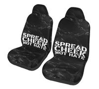 Spread Cheek Not Hate Front Cars Seats Cover Heavy Duty Van Seats Covers Durable Car Seat Protector For Suv Interior Accessories Sedans 2Pcs