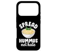 Spread Hummus Not Hate Funny Vegetarian Plant Based Lovers Case for iPhone 17 Pro