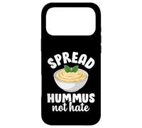 Spread Hummus Not Hate Funny Vegetarian Plant Based Lovers Case for iPhone 17 Pro Max
