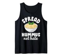 Spread Hummus Not Hate Funny Vegetarian Plant Based Lovers Tank Top