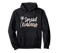 Spread Kindness Dandelion Inspiration Motivational Pullover Hoodie