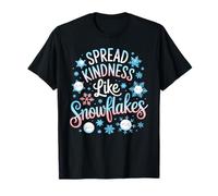 Spread Kindness Like Snowflakes Cute Winter T-Shirt