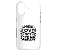 Spread Love Not Germs Cute Valentine Case for iPhone 17