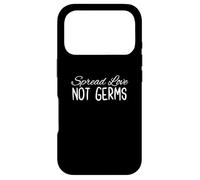 Spread Love Not Germs Funny Social Distance Quarantine Case for iPhone 17 Pro