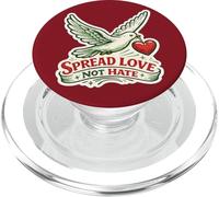 Spread Love Not Hate Illustration PopSockets PopGrip for MagSafe