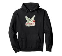 Spread Love Not Hate Illustration Pullover Hoodie