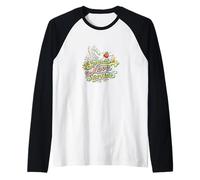 Spread Love Not Hate Illustration Raglan Baseball Tee