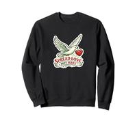 Spread Love Not Hate Illustration Sweatshirt