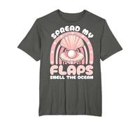 Spread My Flaps Smell The Ocean - Funny Oyster Boho Rainbow T-Shirt
