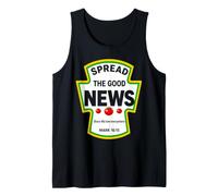 Spread the Good News Mark 16:15 Christian Condiments Tank Top