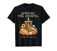 Spread The Gospel Happy Thanksgiving Day Cristian Cross T-Shirt