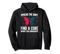 Spread the Hope Find a Cure Awareness Design Pullover Hoodie