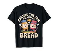Spread The Jam Not Just On Bread Motivational Positive |- T-Shirt