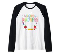 Spreading Kindness is What I Do School Teacher 2nd Grade Raglan Baseball Tee
