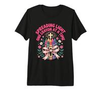 Spreading Light One Crayon at a Time Sunday School Teacher Premium T-Shirt