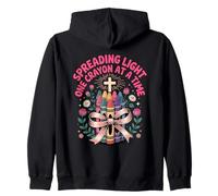 Spreading Light One Crayon at a Time Sunday School Teacher Zip Hoodie