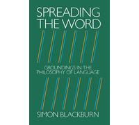 Spreading the Word : Groundings in the Philosophy of Language
