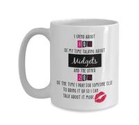 SpreadPassion Midget Coffee Mug, 11oz & 15oz Ceramic, Funny Gift Idea for Midget Lovers, Microwave & Dishwasher Safe