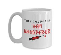 SpreadPassion Vein Whisperer Mug - They call me the Vein Whisperer - Vein Whisperer Birthday Christmas Gifts Idea - 15oz Coffee Mug