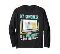 Spreadsheet Humor for Sarcasm Lovers Surviving Mondays Long Sleeve T-Shirt