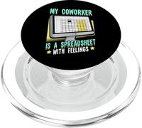 Spreadsheet Humor for Sarcasm Lovers Surviving Mondays PopSockets PopGrip for MagSafe