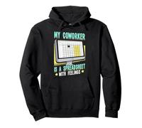 Spreadsheet Humor for Sarcasm Lovers Surviving Mondays Pullover Hoodie