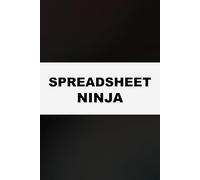 Spreadsheet Ninja: funny lined notebook for office gag gift work secret santa