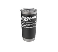Spreadsheet Wizard Definition Accounting Excel Accountant Stainless Steel Insulated Tumbler