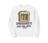 Spreadsheets Are My Jam Funny Accountant Humor Sweatshirt