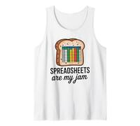 Spreadsheets are My Jam Funny Accountant Humor Tank Top