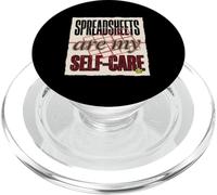 Spreadsheets Are My Self-Care - Brutalist Clash PopSockets PopGrip for MagSafe