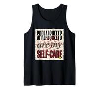 Spreadsheets are My Self-Care - Brutalist Clash Tank Top