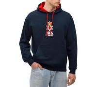 Spreadshirt 100 Percent Loyalist Ulster Red Hand Unisex Contrast Hoodie