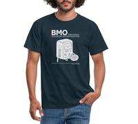 Spreadshirt Adventure Time Merchandise BMO User's Manual Men's T-Shirt, M, Navy