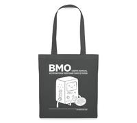 Spreadshirt Adventure Time Merchandise BMO User's Manual Tote Bag, One Size, graphite grey