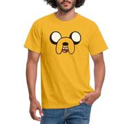 Spreadshirt Adventure Time Merchandise Jake Costume Men's T-Shirt, S, Yellow