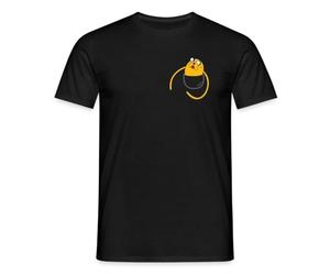 Spreadshirt Adventure Time Merchandise Pocket Jake Men's T-Shirt, L, Black