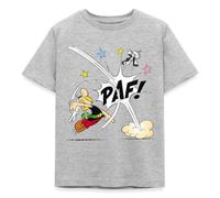 Spreadshirt Asterix & Obelix Asterix Fighting Kids' T-Shirt, 110/116 (5-6 Years), Heather Grey