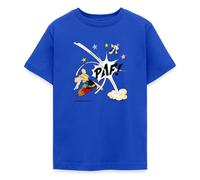 Spreadshirt Asterix & Obelix Asterix Fighting Kids' T-Shirt, 122/128 (7-8 Years), Royal Blue