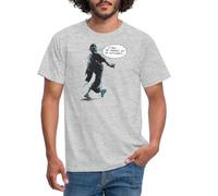 Spreadshirt Asterix & Obelix Caesar I Came I Saw I Conquered French Men's T-Shirt, S, Heather Grey