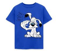 Spreadshirt Asterix & Obelix Dogmatix Gesturing TOC Kids' T-Shirt, 110/116 (5-6 Years), Royal Blue