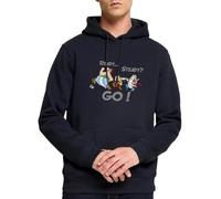 Spreadshirt Asterix & Obelix Ready Steady Go Men's Organic Hoodie Navy