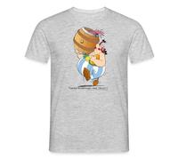 Spreadshirt Asterix & Obelix These Rugbymen are Crazy Men's T-Shirt, 4XL, Heather Grey